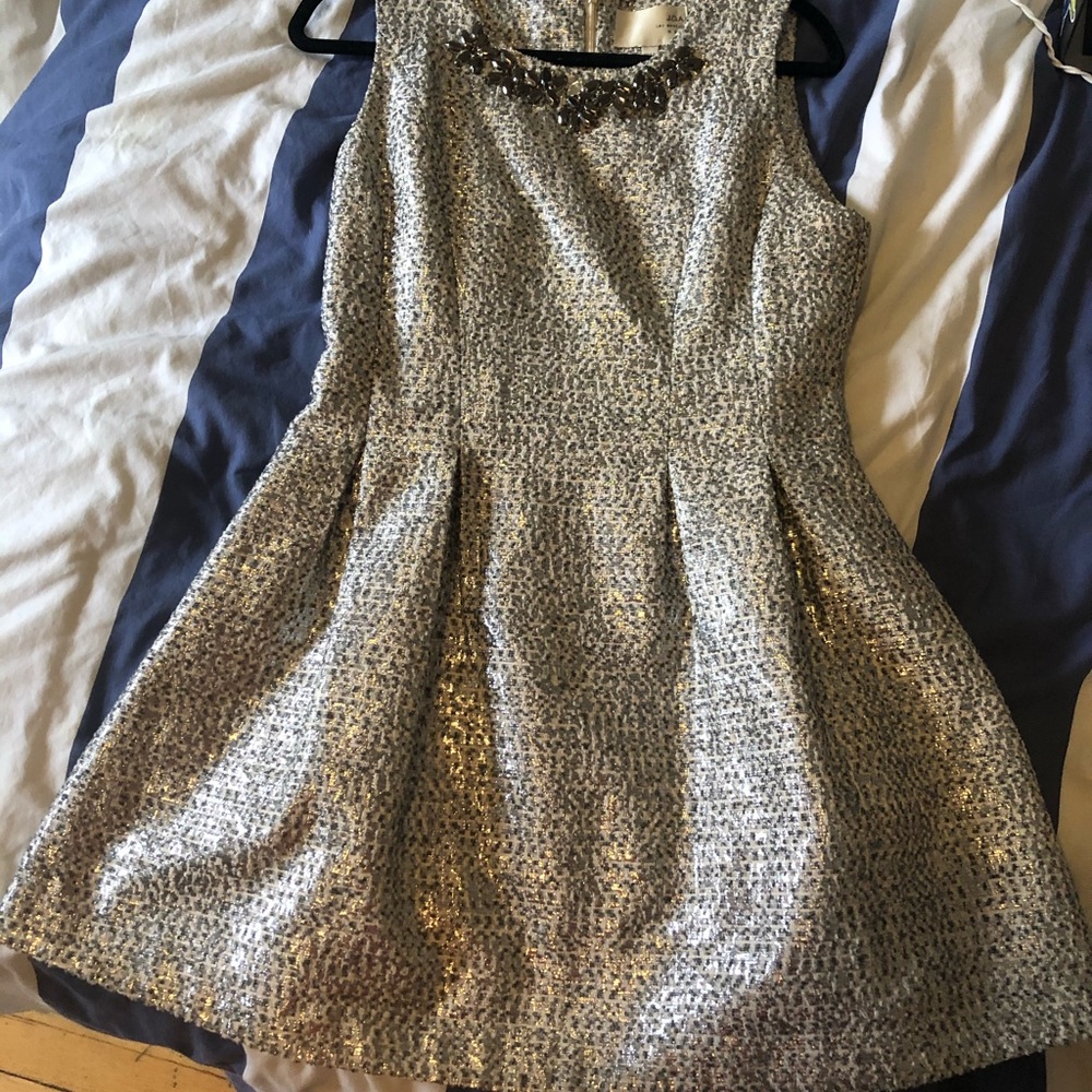 Joa jewel-embellished holiday dress